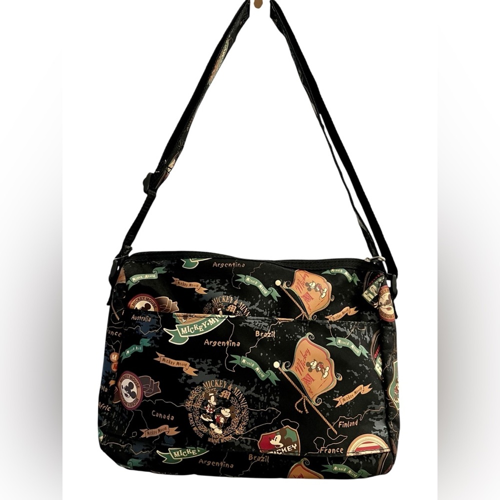 Disney Black and Multicolor Crossbody Bag